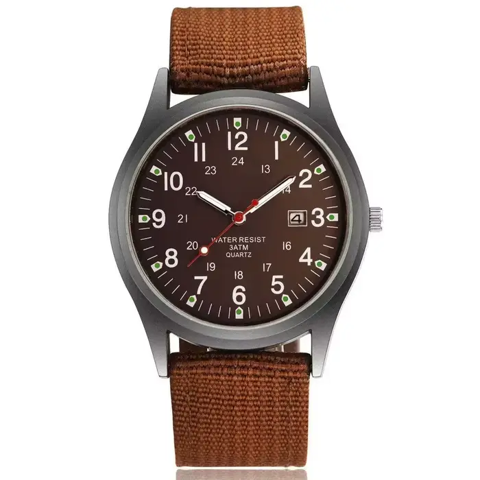 Montres pour hommes aiguilles lumineuses horloge de luxe sport militaire Date montre-bracelet à Quartz