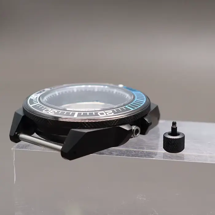 Boîtier de montre samouraï modifié noir