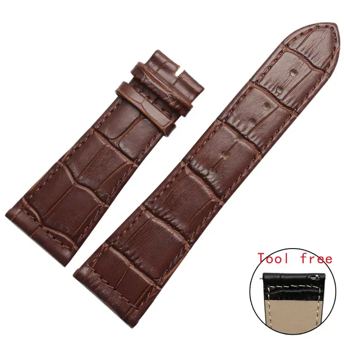 For Franck Muller cowhide WatchBand FM Watch Men Women 22 26 30mm