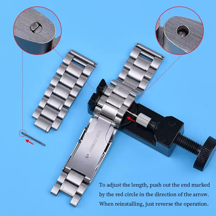 Bracelet de montre en acier inoxydable