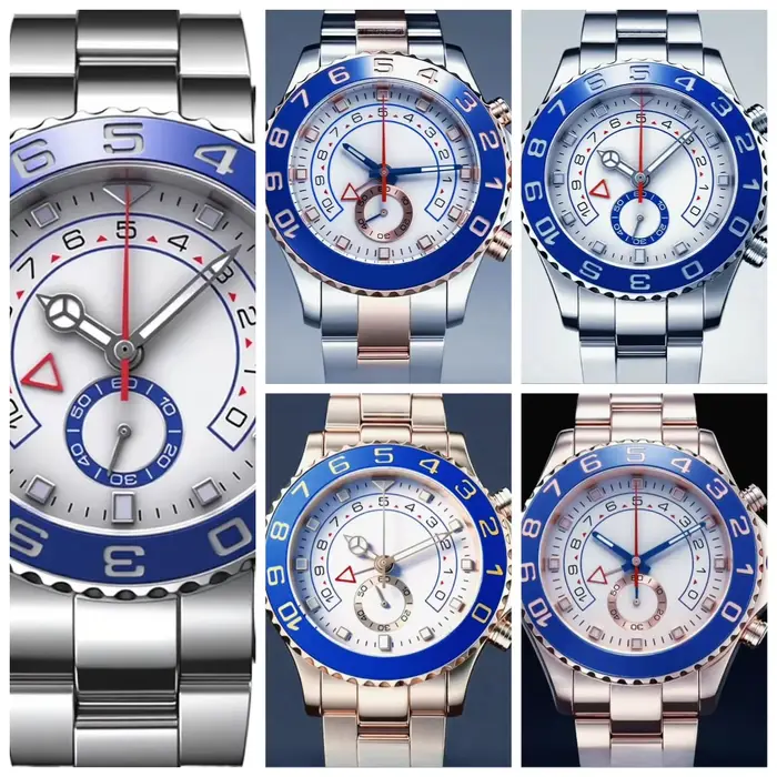 Montres mécaniques automatiques pour hommes personnalisées de 44 mm