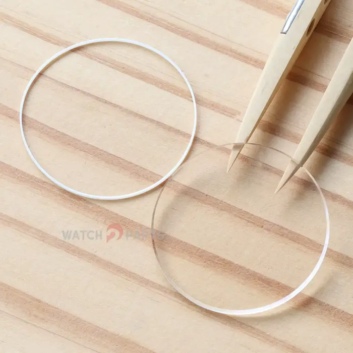 Verre saphir à revêtement AR double face pour montre IWC Ingenieur automatique IW357001 40 mm