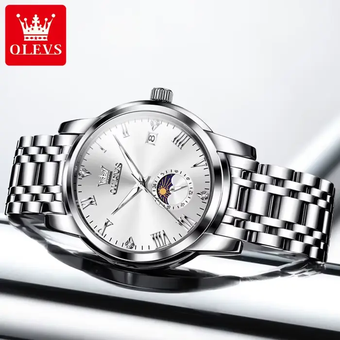 OLEVS 3656 Montre-bracelet de luxe pour homme