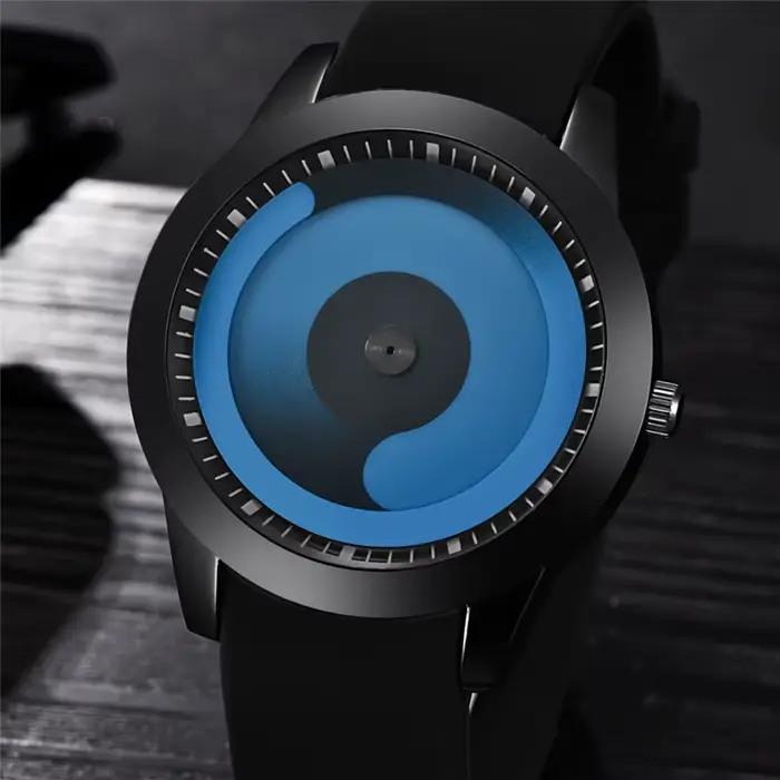 Cool Unique Designer Montres bon marché pour hommes mode élastique Simple montre à Quartz Erkek Barato Saat