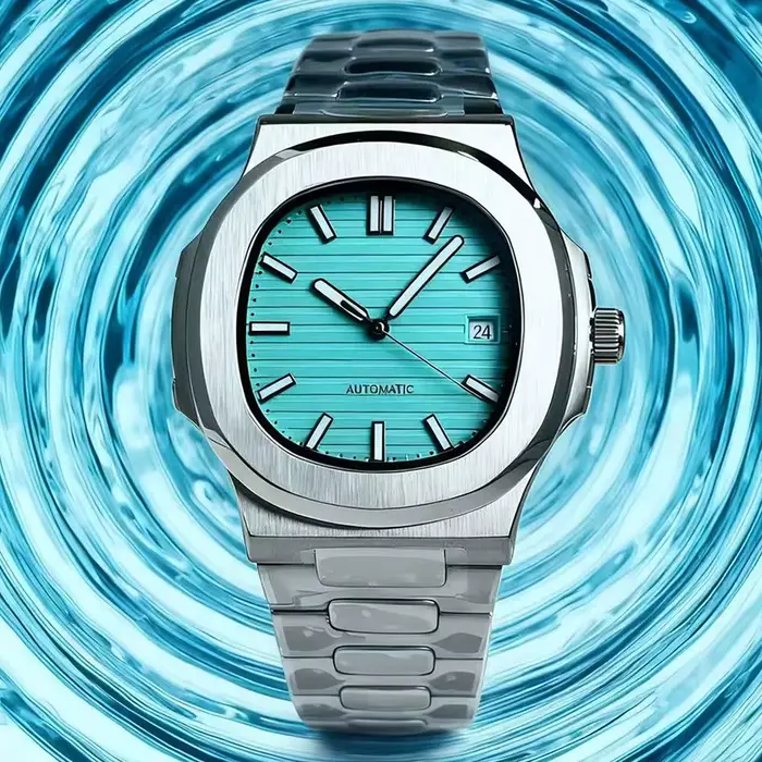 Montre mécanique automatique pour hommes avec bracelet étanche en acier inoxydable et date MIYOTA821
