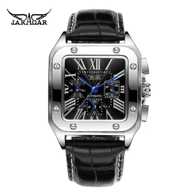Jaragar – montre automatique squelette pour hommes