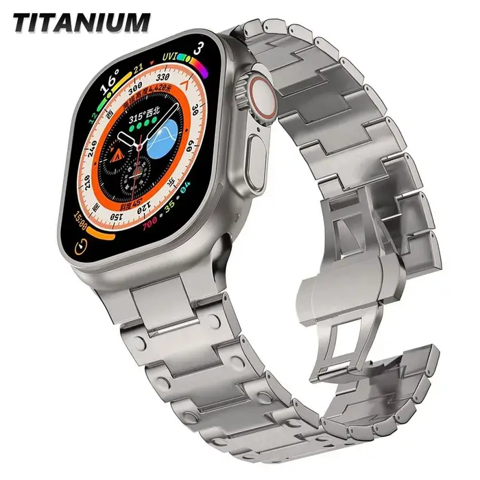 Correa de luxe en titane pour Apple Watch Ultra 2