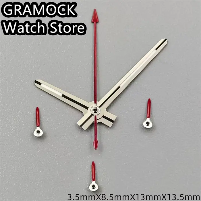 GRAMOCK – aiguilles de montre en argent