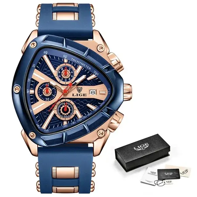 Montre-bracelet à quartz étanche pour homme