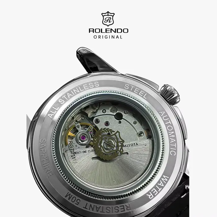 Montre automatique mécanique pour homme ROLENDO 1908