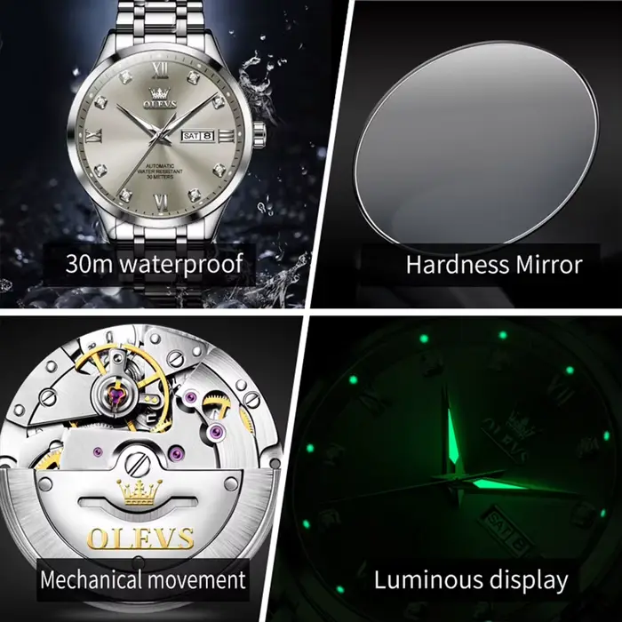 Montre automatique de luxe pour homme
