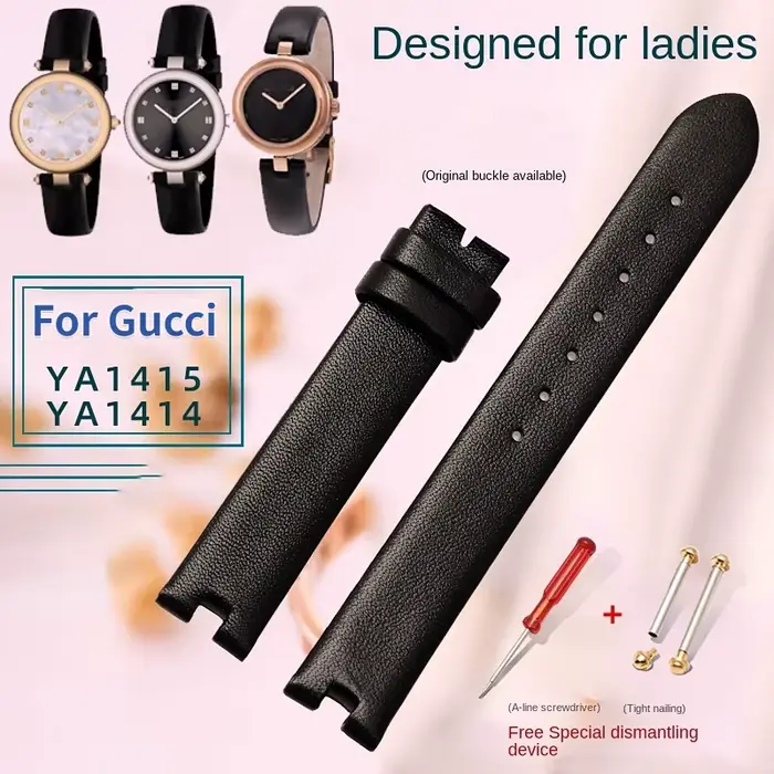G-Ucci-Bracelet de montre en cuir pour femmes