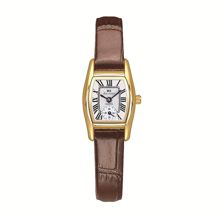 Montre femme BS style rétro quartz résistante à l'eau pour femmes occasions spéciales