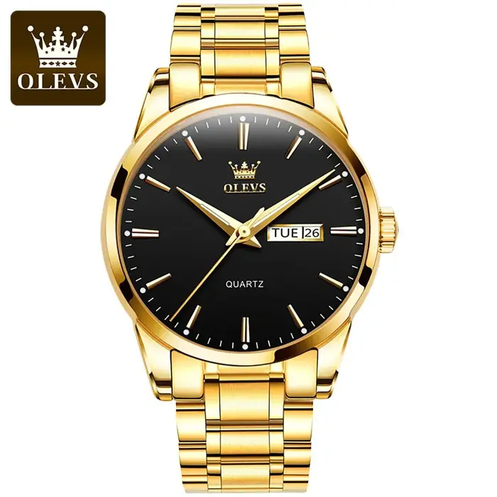 Montres-bracelets classiques en or pour hommes