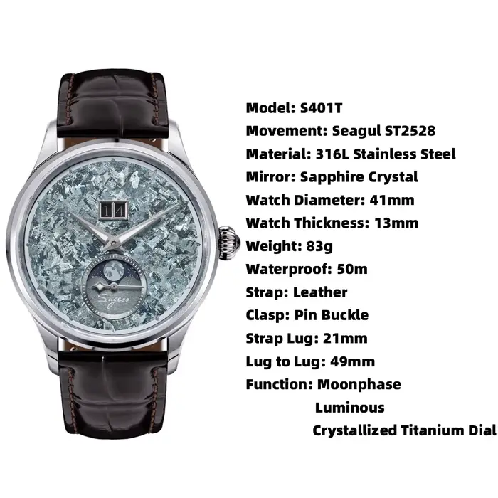 Montre automatique pour homme