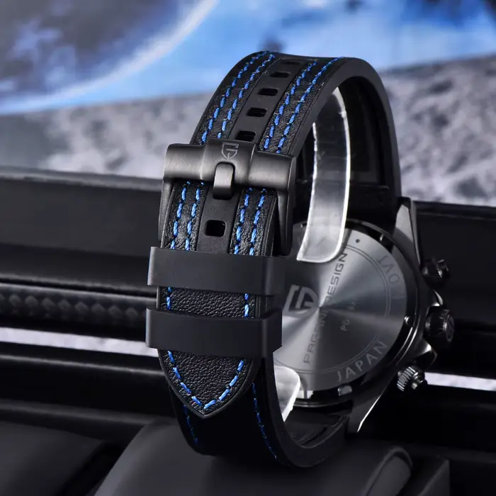 Montre à quartz Pagani Design Panda pour homme