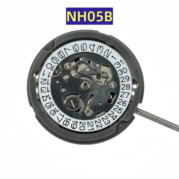 Mouvement mécanique automatique NH05B avec Date à 3 ou 6 heures pour réparateurs de montres