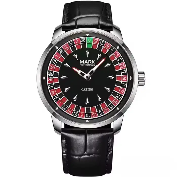 Mark Fairwhale 5031 nouvelle montre à Quartz pour hommes de marque supérieure cadran numérique rotatif divertissement