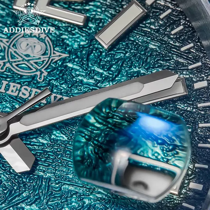ADDIESDIVE 48mm montre de plongée mode dégradé couleur lunette rotative montres à Quartz lumineux 200m étanche en acier
