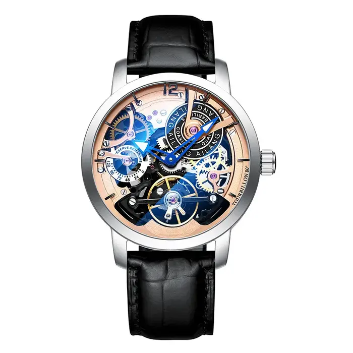 AILANG Montre automatique à tourbillon de conception originale pour homme