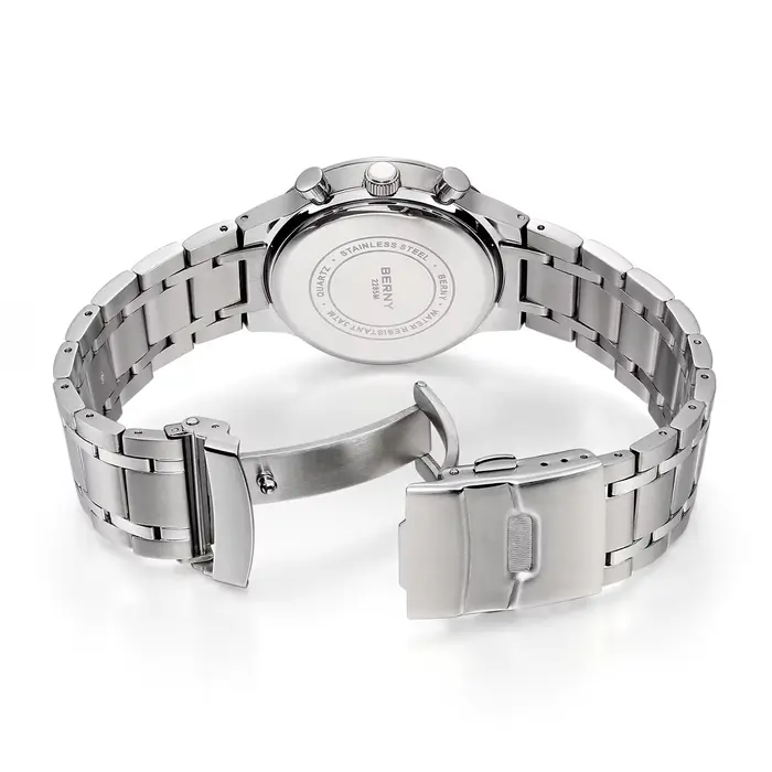 Montre BERNY 2285VM Sport Quartz avec Fonction Calendrier et Résistance à l'Eau pour Hommes Occasions Spéciales