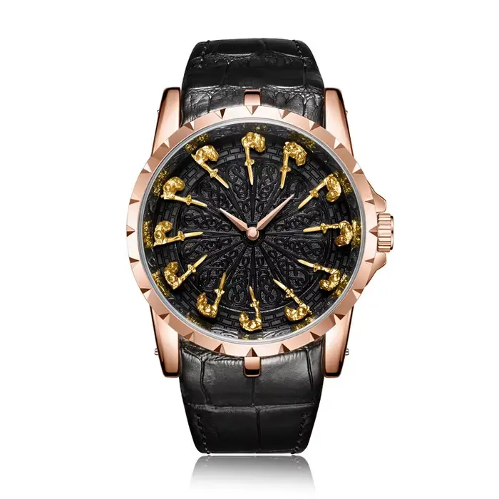 Montre à quartz pour homme UTHAI CQ312 de style médiéval
