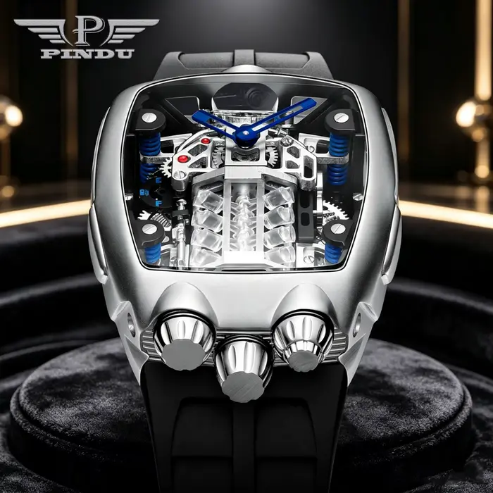 Montre PINDU Design, nouvelle montre de luxe de marque haut de gamme