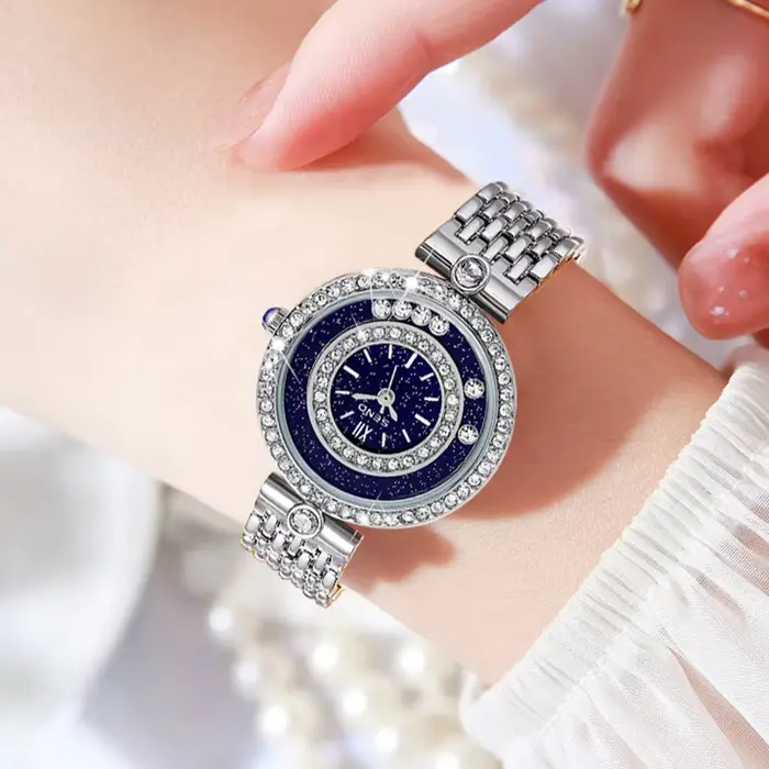 Femmes Bracelet montres argent Top marque de luxe dames
