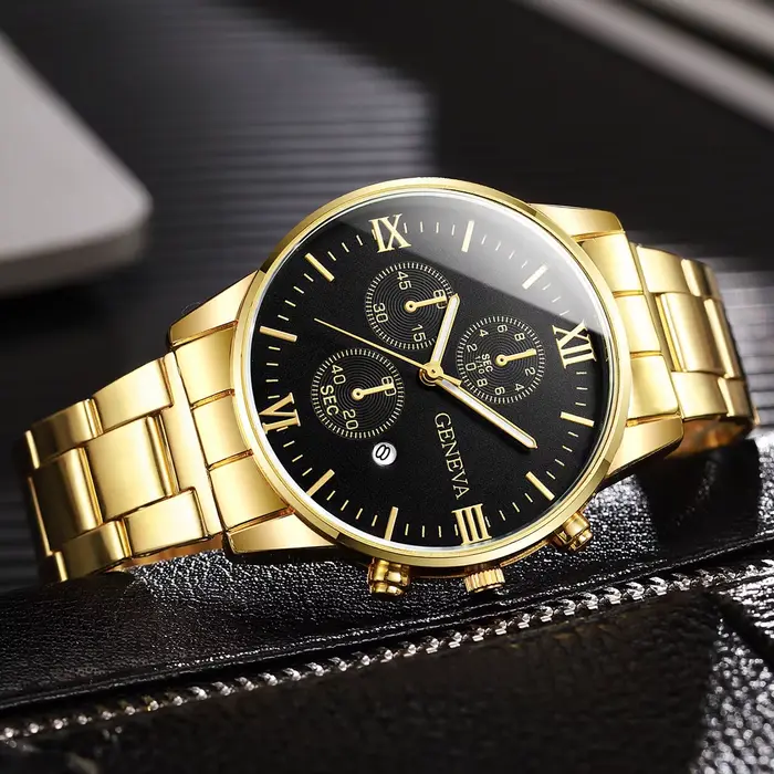 Montre pour homme avec bracelet en acier