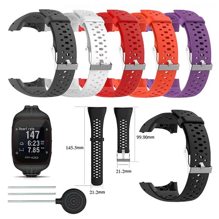 Bracelet en Silicone ZENHEO pour Polar M400 M430 Bracelet de Sport Remplacement pour Homme et Femme Occasions Spéciales Polyvalent
