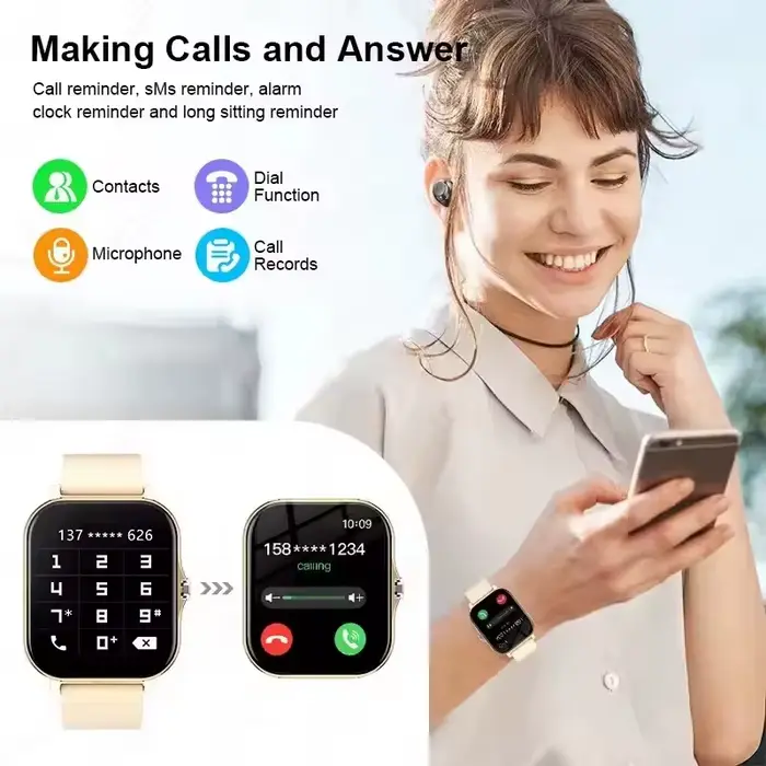Montre intelligente avec écran tactile complet