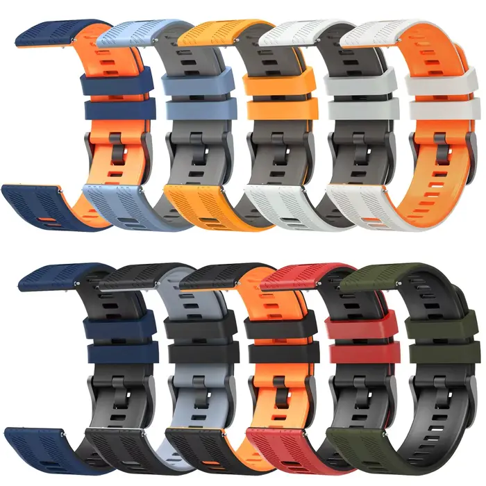 Bracelet de sport en Silicone de 22mm