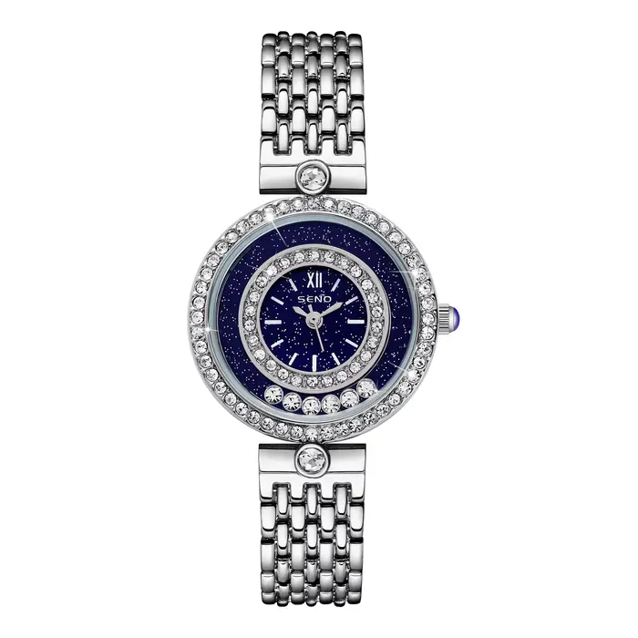 Femmes Bracelet montres argent Top marque de luxe dames montres femme horloge entièrement en acier m