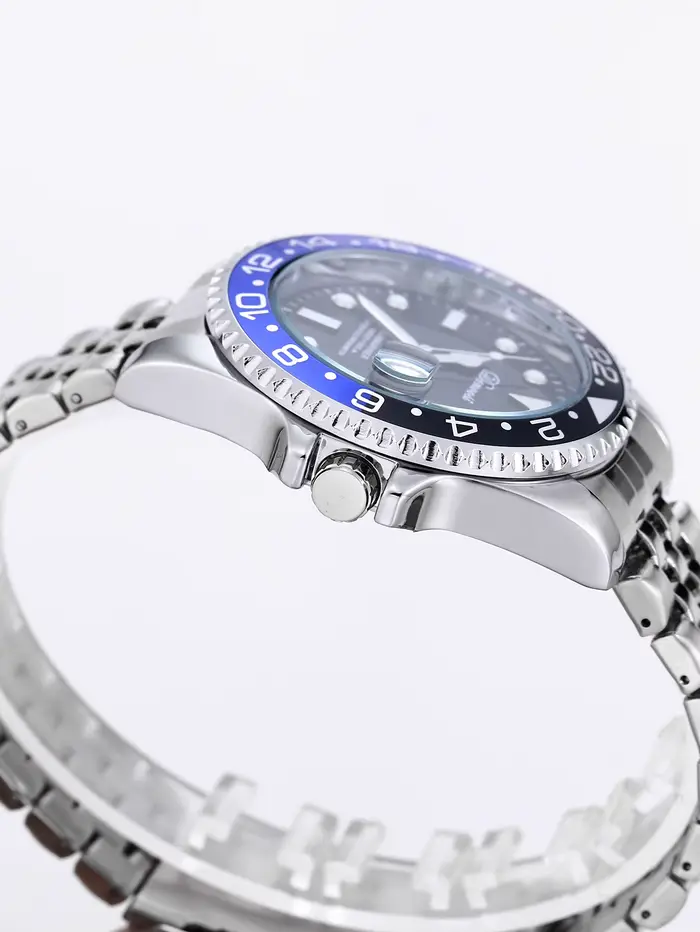 DENVOSI Montre à quartz lumineuse étanche pour hommes d'affaires de loisirs