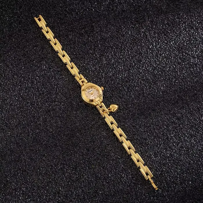 Élégant petit cadran femmes montres de luxe marque or
