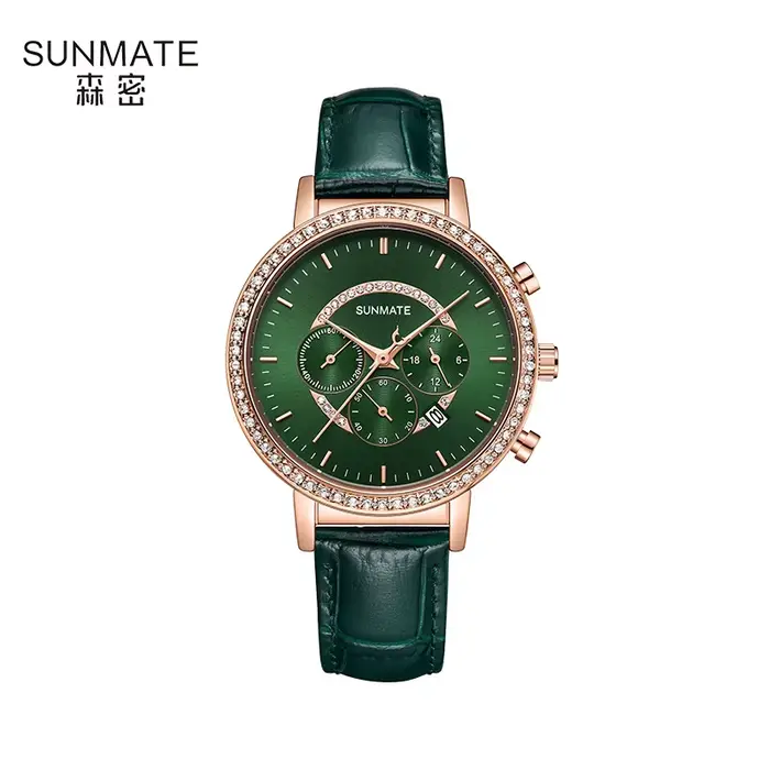 SUNMATE montre pour femme de luxe et élégante de haut niveau