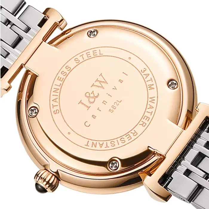 Robe Montre à Quartz de Luxe pour Femmes, Montre-Bracelet Étanche en Acier Inoxydable, Occasions Spéciales, Mode & Casual, Bracelet de Petite Taille, Horloge de Poignet pour Toutes les Occasions