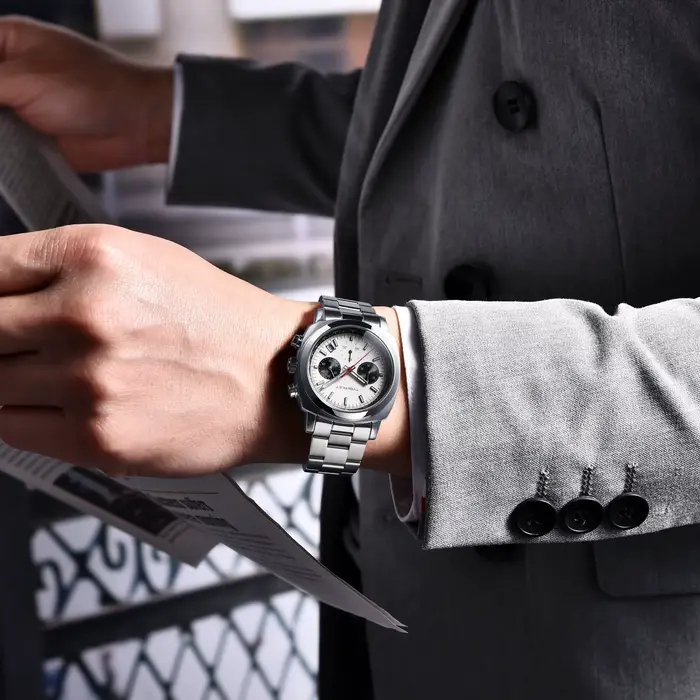 Montre à quartz tendance pour homme TYBERLEY