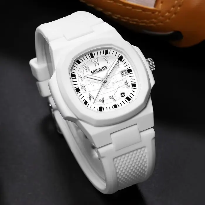 Montre MEGIR à Quartz Style Affaires Résistante à l'Eau Occasions Spéciales Hommes