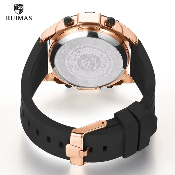 RUIMAS – montre-bracelet de luxe à Quartz numérique pour hommes