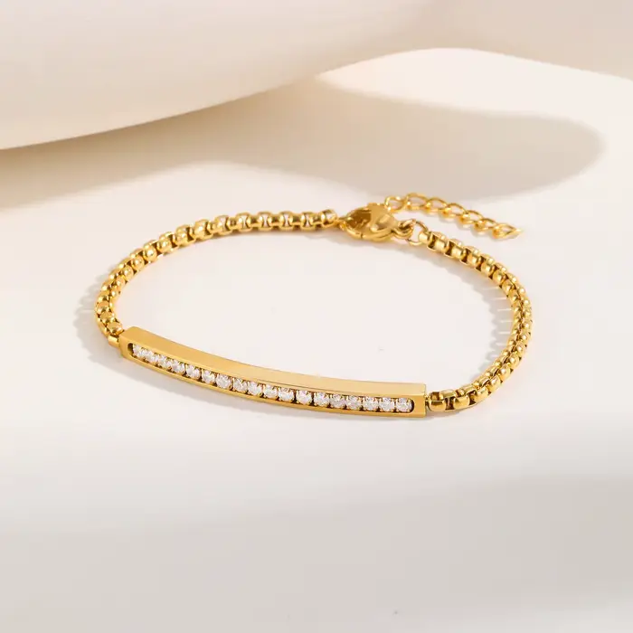 Zunderly-Bracelets de perles carrées pour hommes et femmes, bracelet JOBracelet, couple romantique,