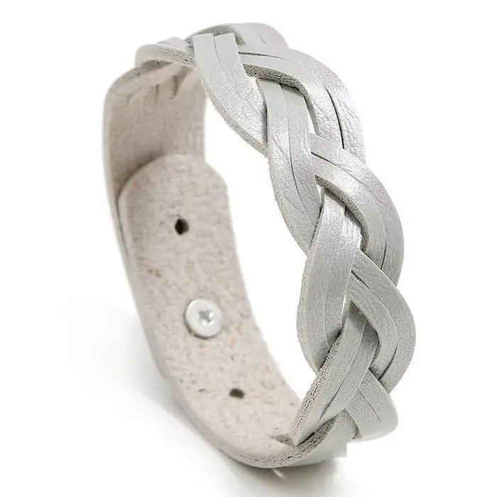 Bracelet en cuir réglable pour hommes et femmes