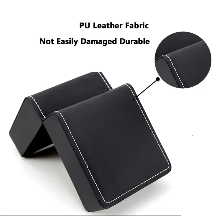 Boîte à montres en cuir PU élégante pour hommes rangement et protection des montres occasions spéciales cadeau de luxe