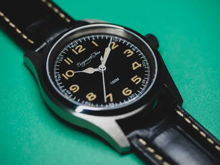 【Tempo d'escapement】 Montre à mouvement à quartz VH31 38 mm Saphir étanche 100 M Super lumineux