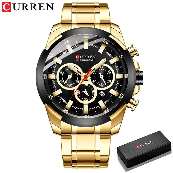 CURREN montre à Quartz pour hommes Top marque de luxe mode affaires montres en acier étanche homme Sport montre-bracelet Relogio Masculino