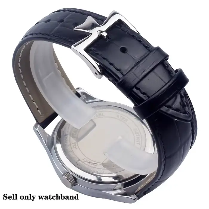 Pour Vacheron Constantin Patrimony VC noir marron bracelet en cuir véritable de vachette