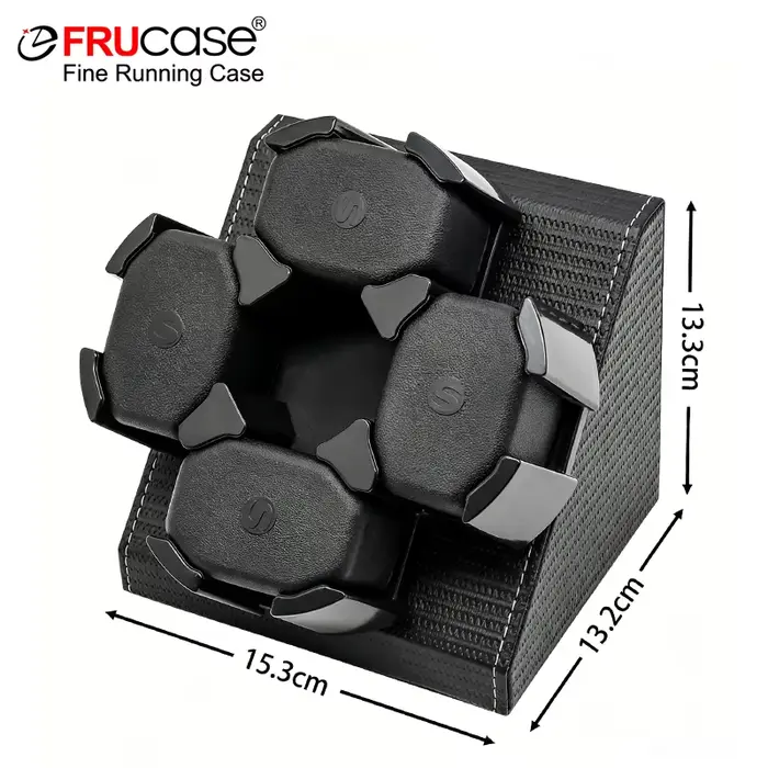 Remontoir de montre FRUCASE pour montres automatiques Boîte de remontoir pour 3 montres Couleur élégante pour collectionneurs de montres automatiques