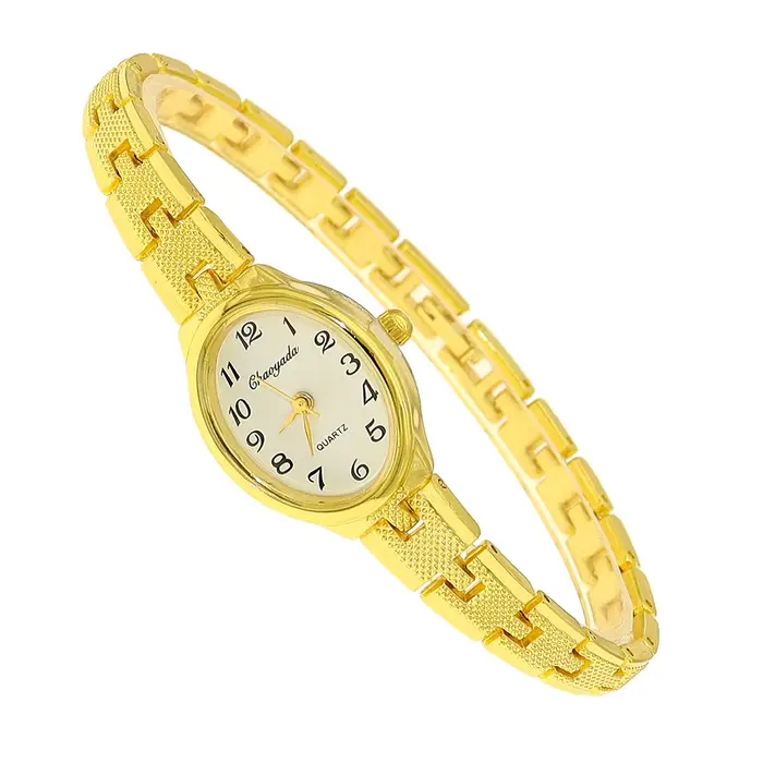 Montre CYD CHAOYADA Luxe Vintage Quartz Femme Occasions Spéciales Elégante Polyvalente Bracelet Doré