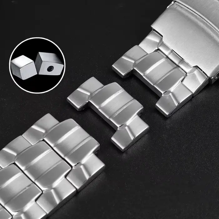 550 EF-524 Solide En Acier Inoxydable Bracelet De Montre Pour mol EDIFICE Série
