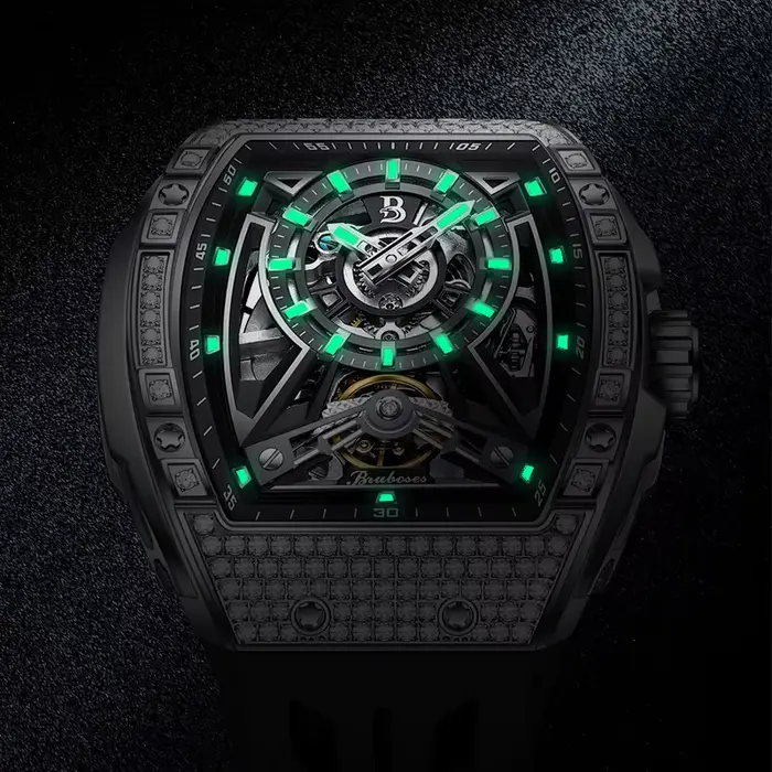 Montre à Remontage Mécanique pour Homme